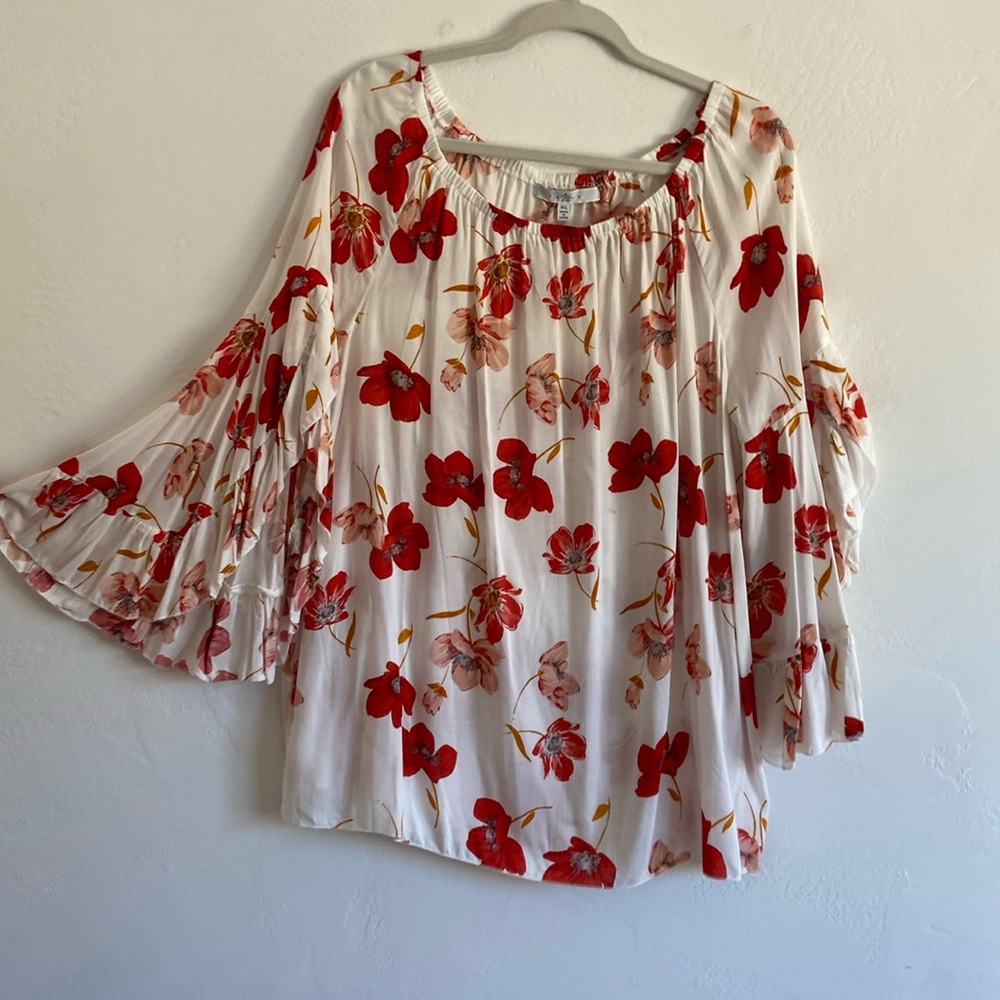 California Poppy Blouse